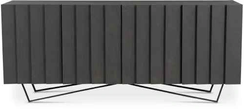 Brand New Brolio Sideboard - Charcoal - 71" W x 16" - photo 3