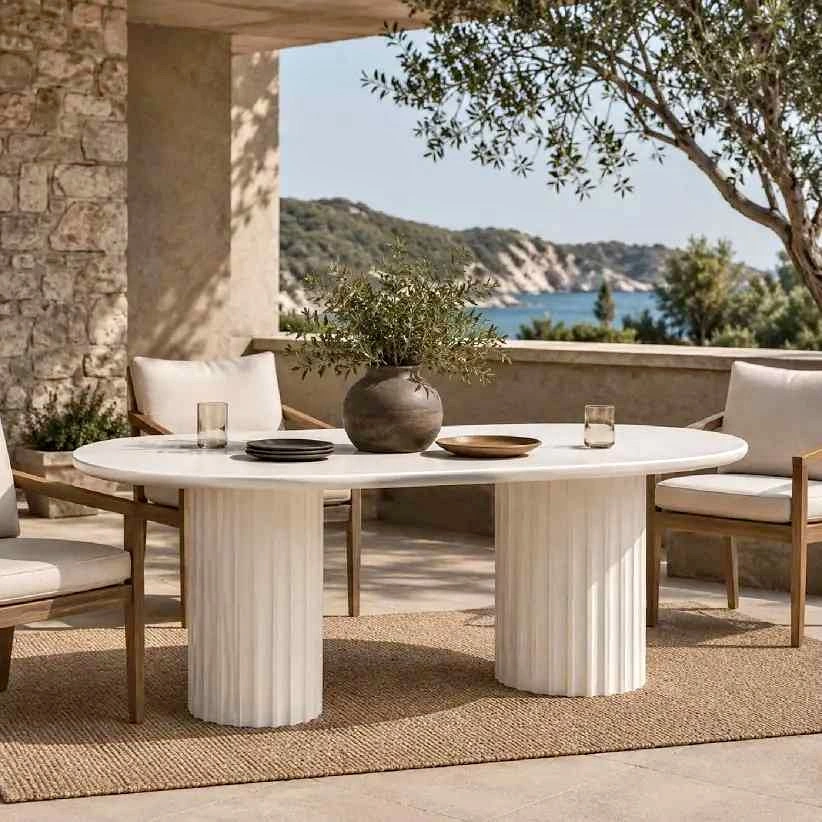 Brand New Eris Dining Table 86.5" W x 35.5" D x 30" H