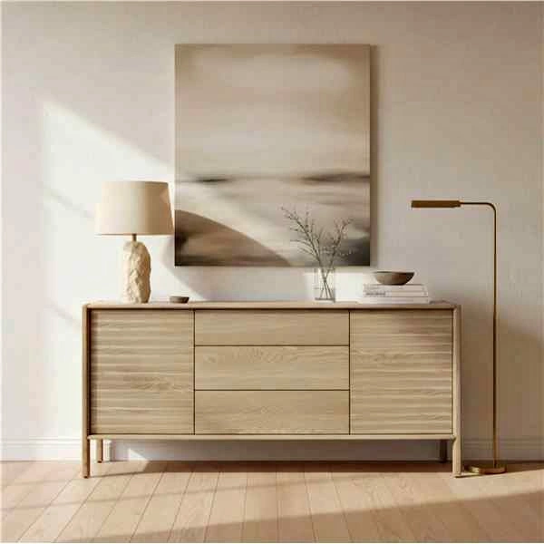 Brand New LH Home Runway Sideboard - Light Oak