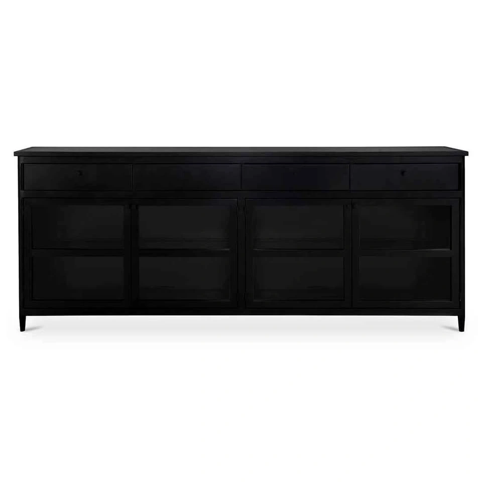 Brand New Moe's - Henry Metal Sideboard, Black