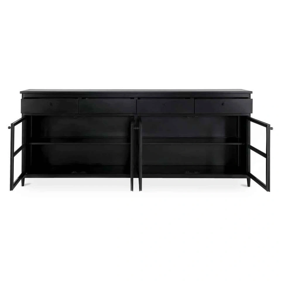 Brand New Moe's - Henry Metal Sideboard, Black - photo 5