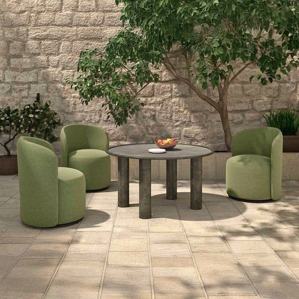 Brand New Deacon Dining Table in Bronze