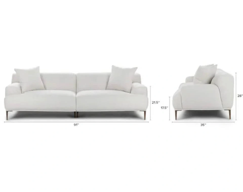Article Abisko Quartz White sofa 91’ - photo 4
