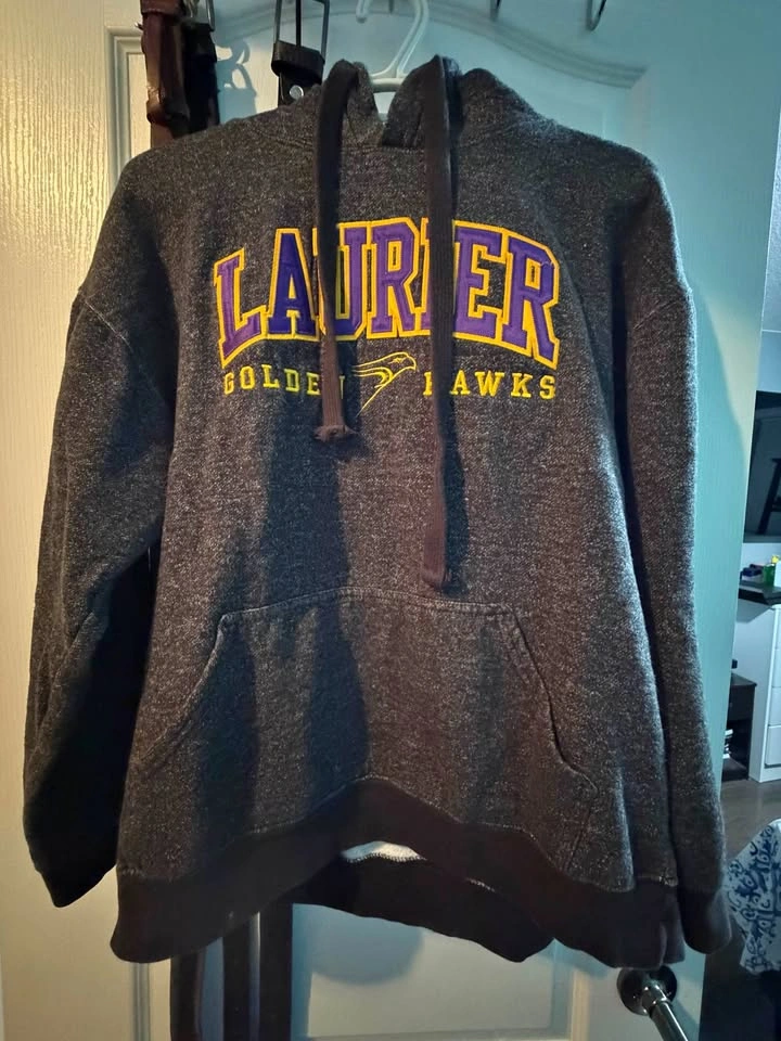 Wilfrid Laurier University Golden Hawks Hoodie - Size Medium