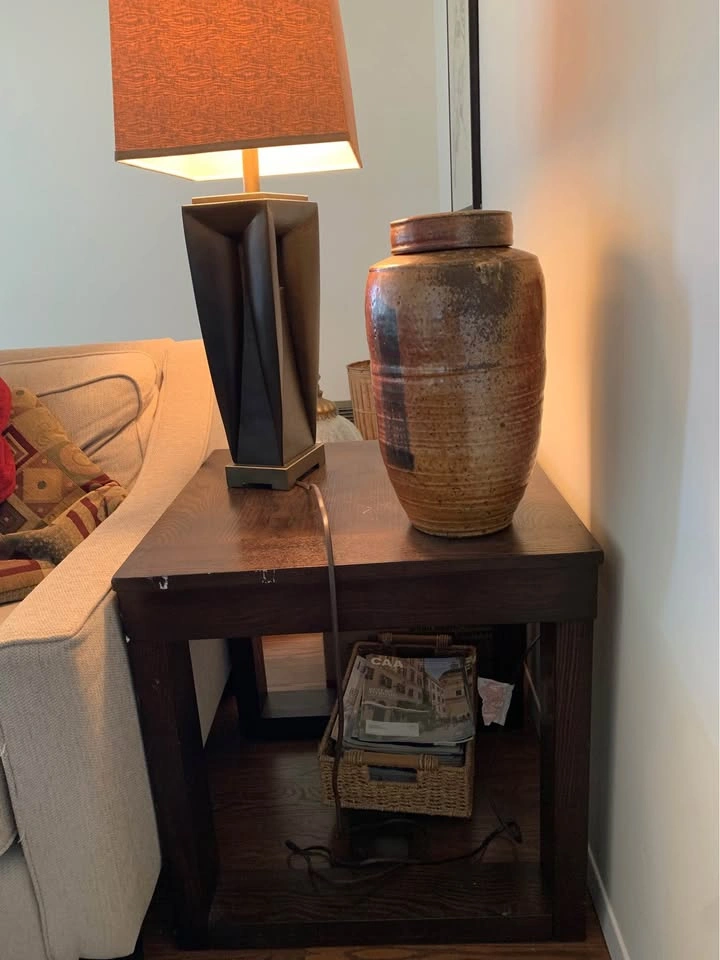 2 Side tables + Lamps - photo 2