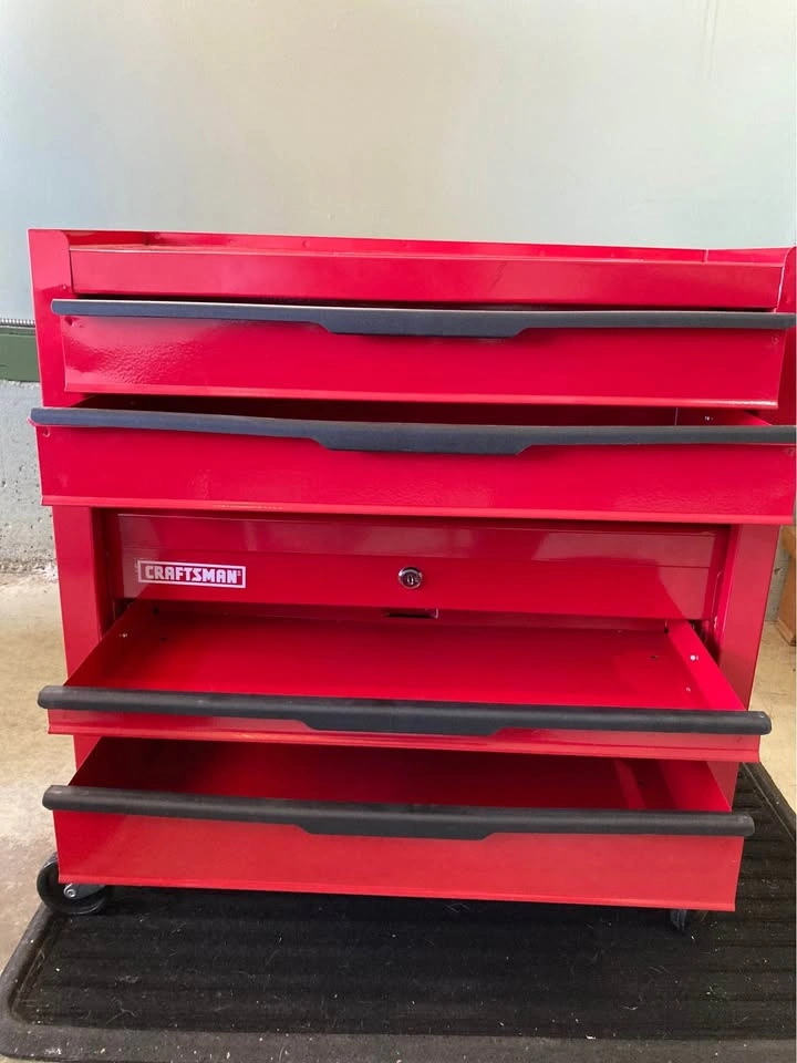 Craftsman 5-Drawer Rolling Tool Cabinet - Red - photo 2