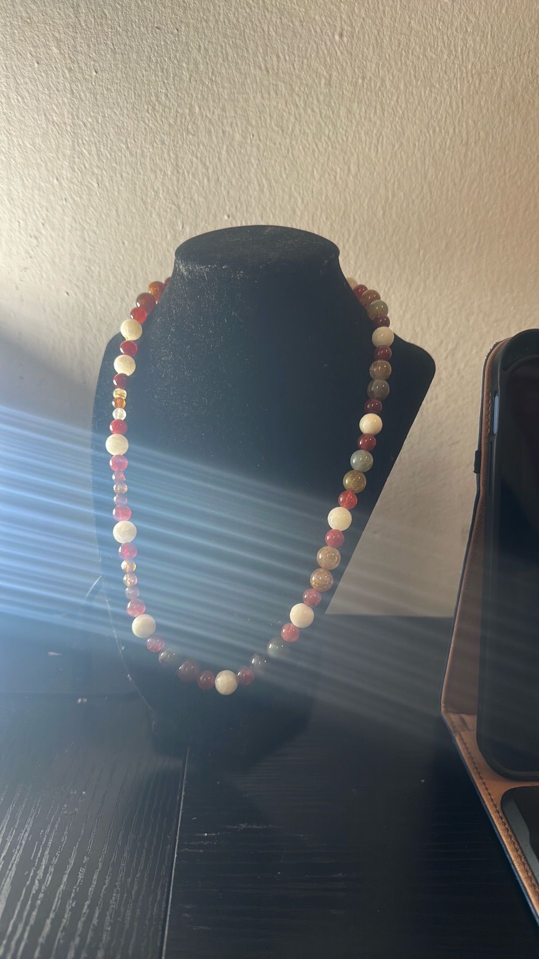 White jade and white chalcedony