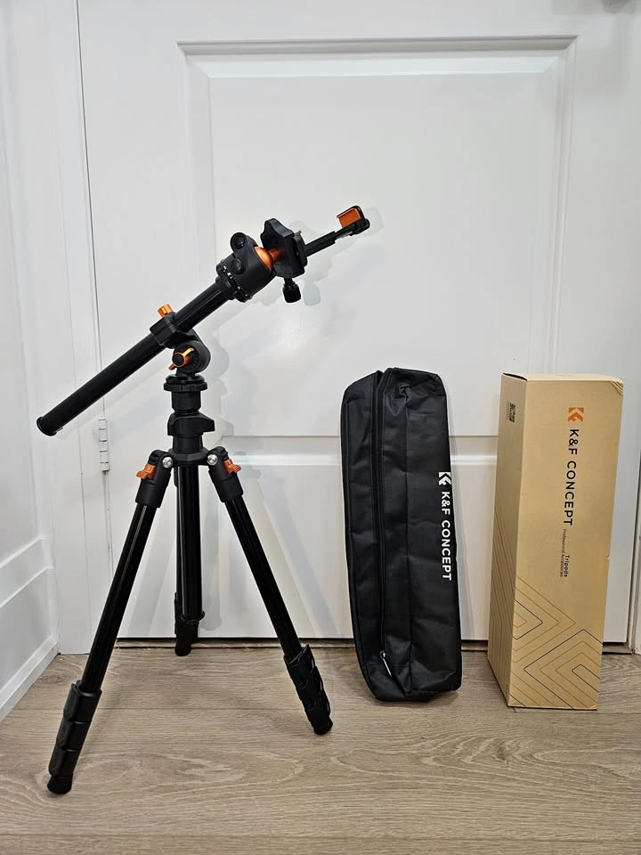 76 inch Tripod with Rotatable Multi-Angle Center Column