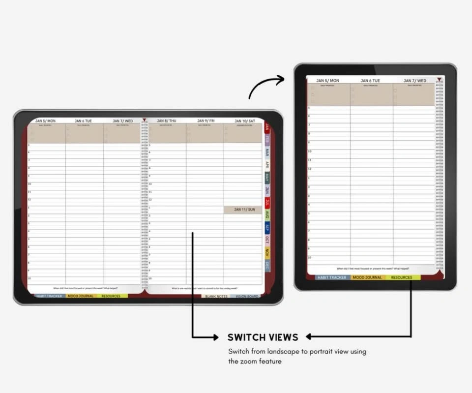 2026 Productivity Planner for iPad/Phone/Tablet/Computer - photo 2