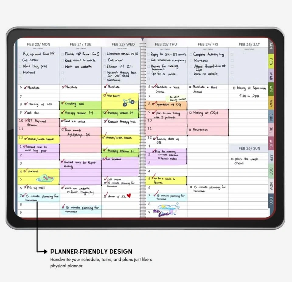 2026 Productivity Planner for iPad/Phone/Tablet/Computer - photo 4