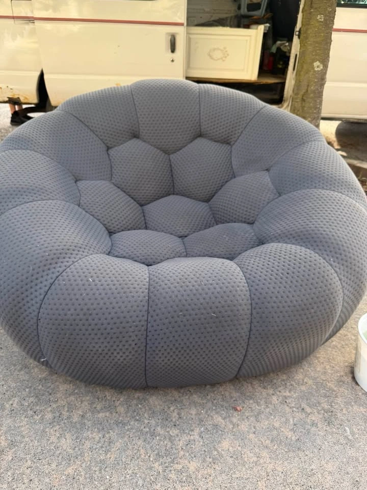 Gray lounge chair - photo 3