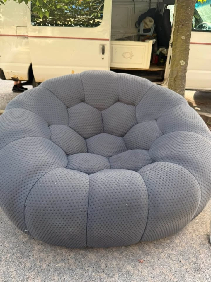 Gray lounge chair - photo 4