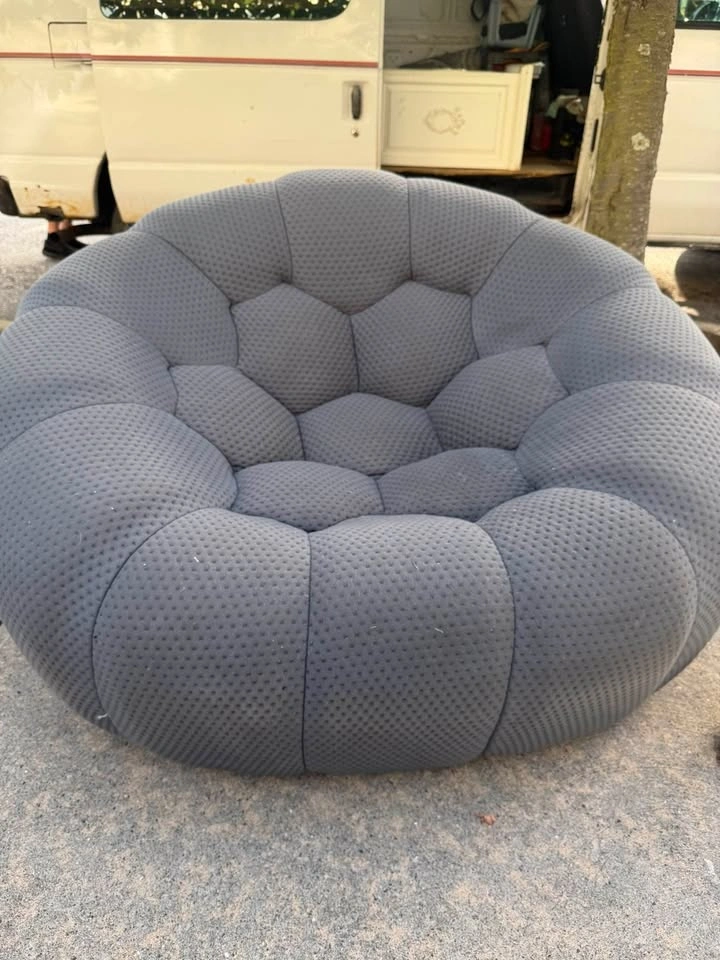 Gray lounge chair - photo 5