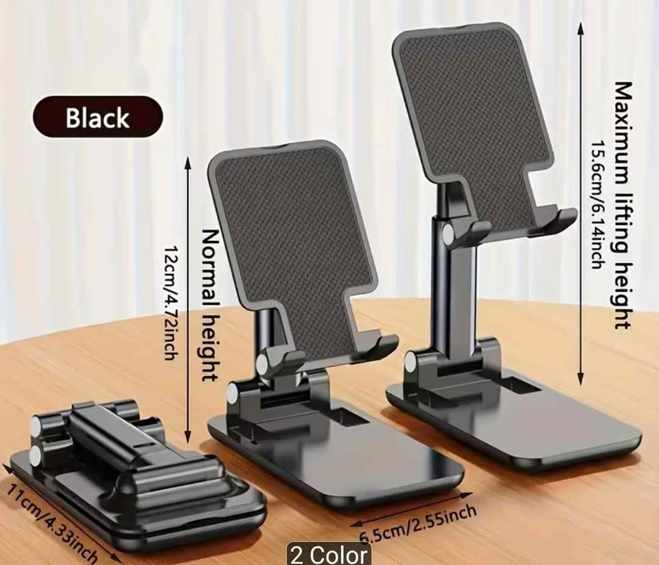 BNIB BLACK - Adjustable Phone & Tablet Stand – Desktop Holder - photo 5