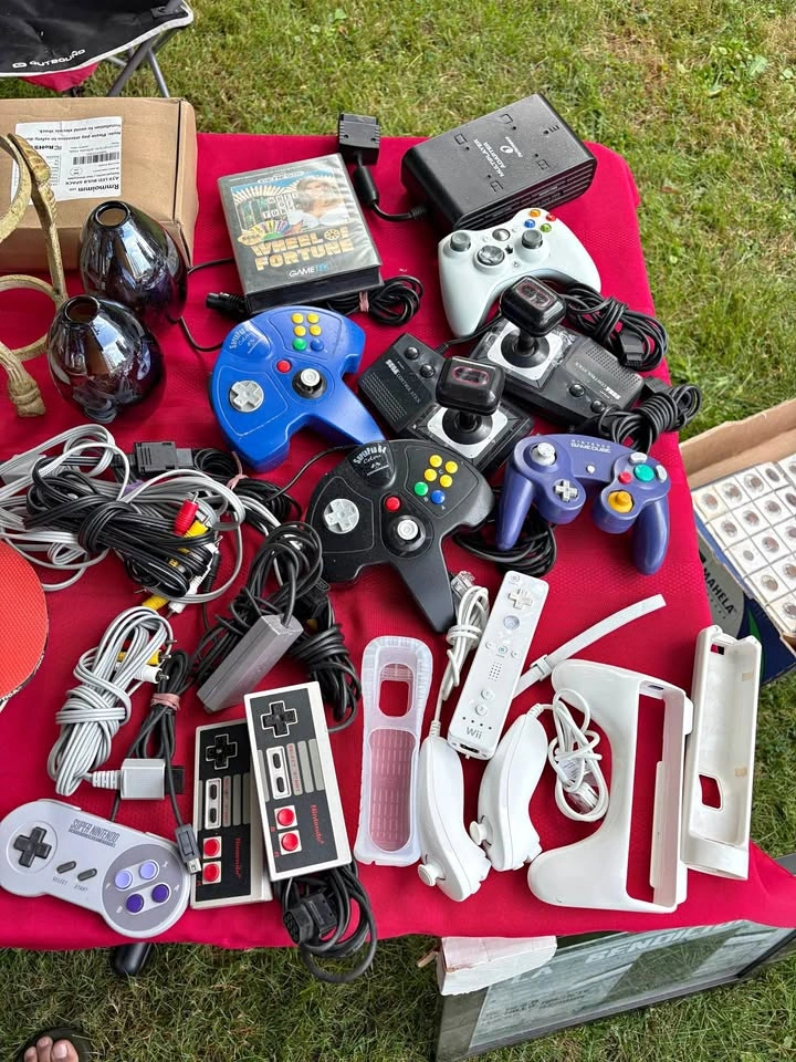 Nintendo, Sega, and Xbox Retro Video Game Controller Lot