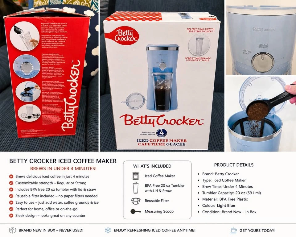 Betty Crocker Iced Coffee Maker - photo 4