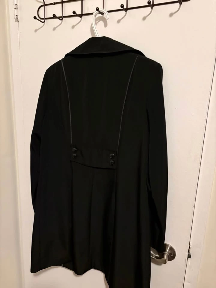 Ladies Anne Klein Black Trench Coat - photo 4
