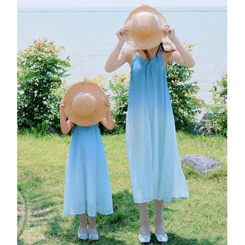 Mom and Daughter Matching Sling Dresses - photo 3