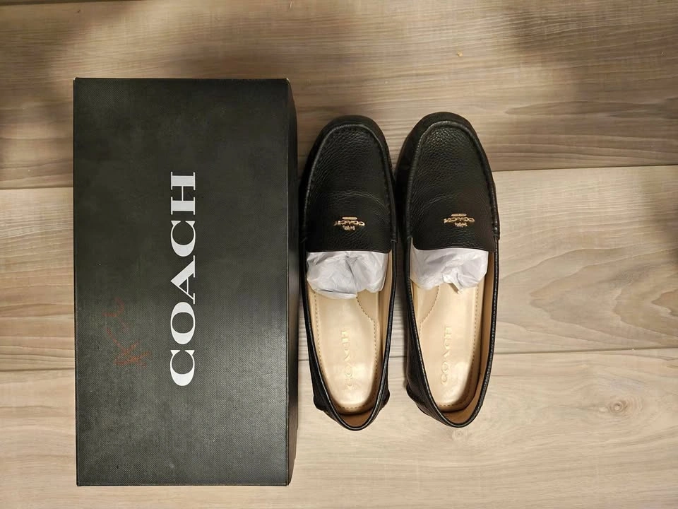Coach Marley Leather Loafers Size 10 B
