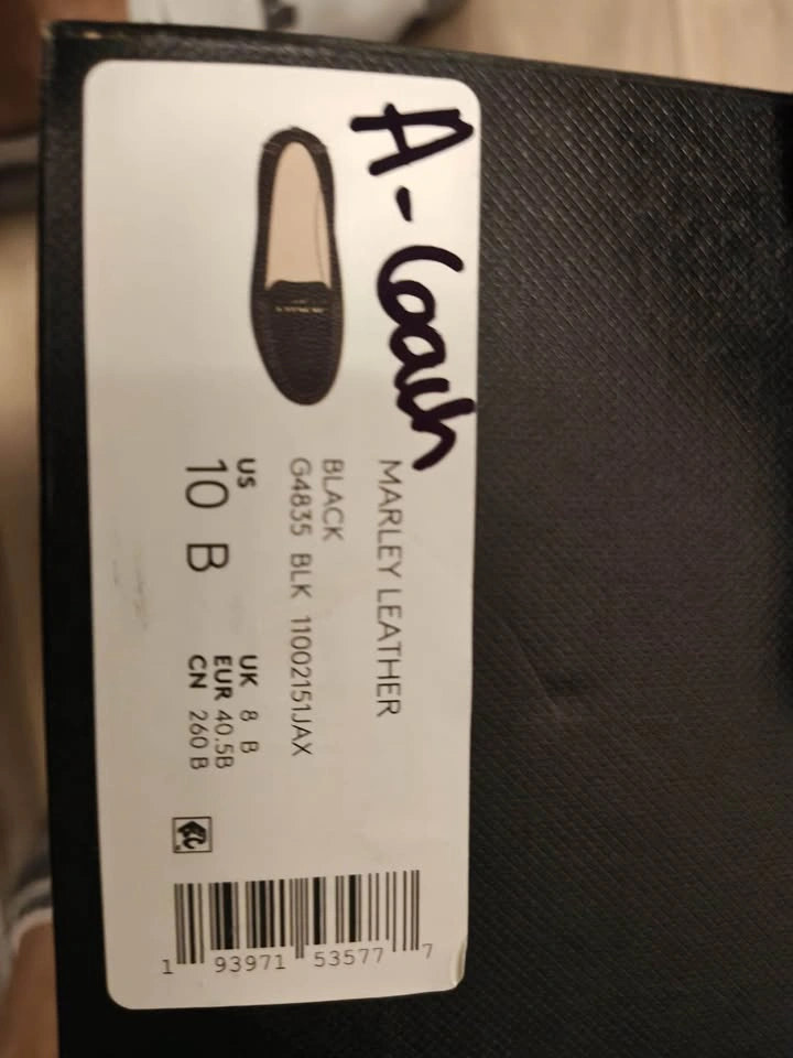 Coach Marley Leather Loafers Size 10 B - photo 2