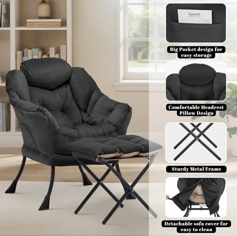 New in Box Lazy Chair with Ottoman - photo 3