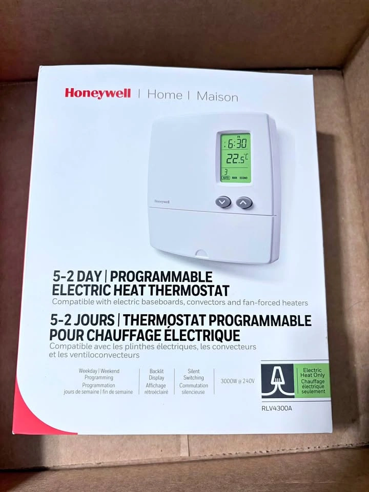 Honeywell Home RLV4300A 5-2 Day Programmable Electric Heat Therm