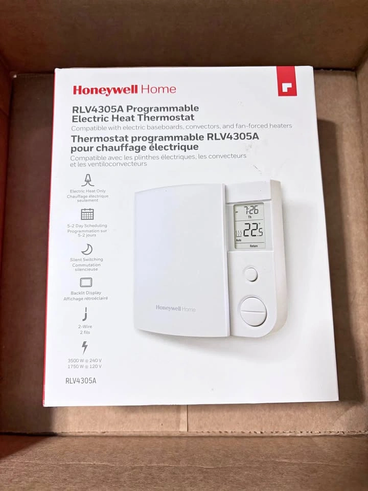 Honeywell Home RLV4305A Programmable Electric Heat Thermostat