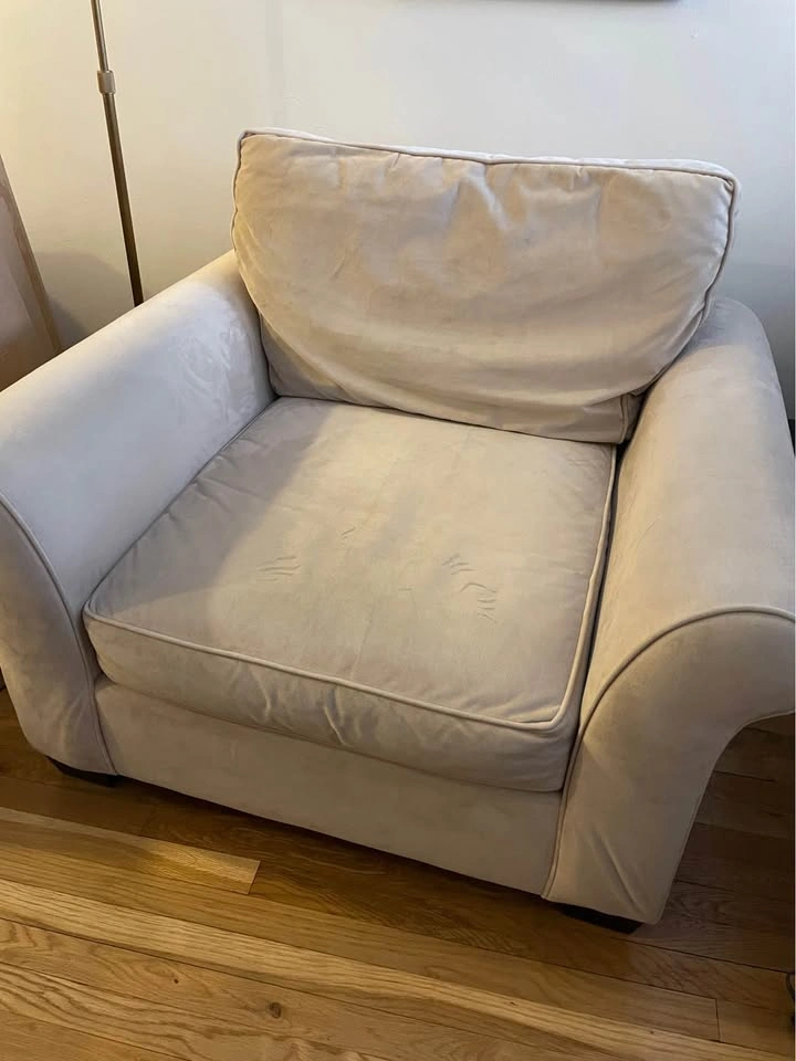 Pottery Barn Comfort Roll Grand Armchair Performance Velvet - photo 2