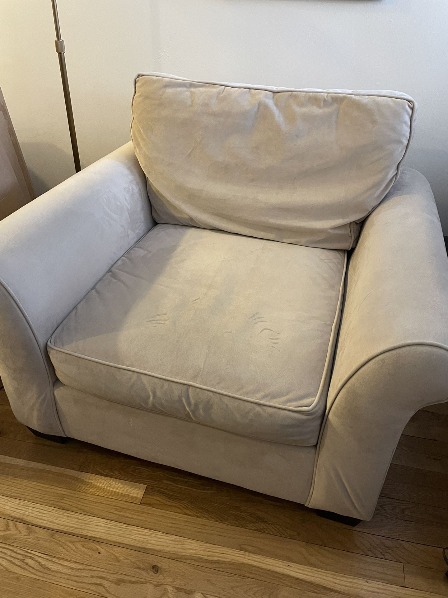 Pottery Barn Comfort Roll Grand Armchair and Ottoman - photo 4