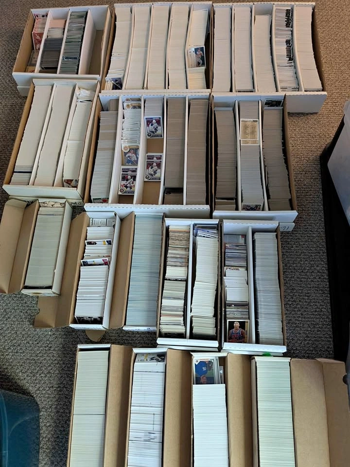 33,000 Sports Trading Card Collection - Hockey, Baseball, More