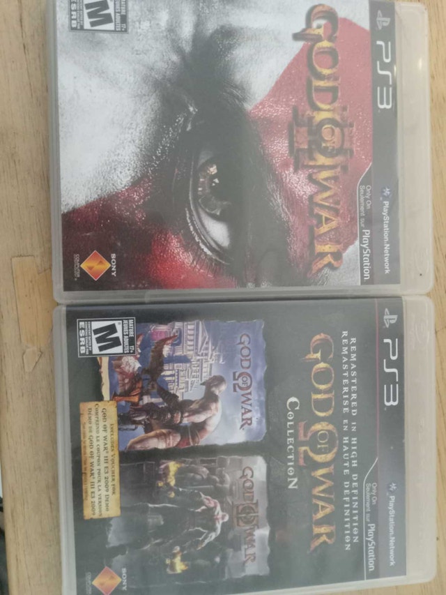 God of War and God of War collection