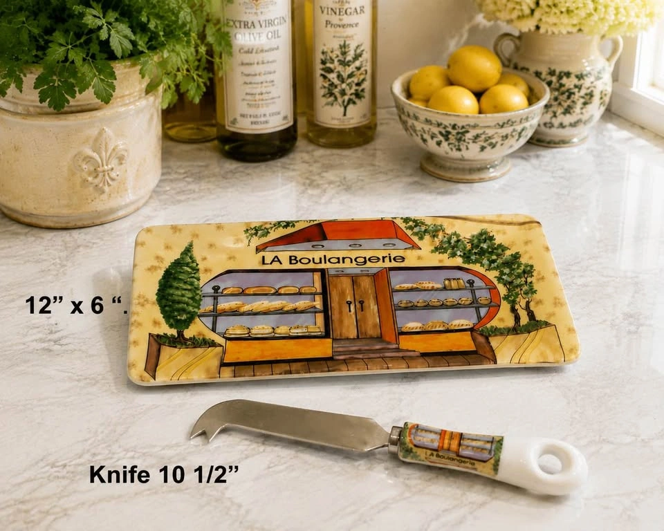 Cheese Set Vintage La Boulangerie 1990’s - photo 2