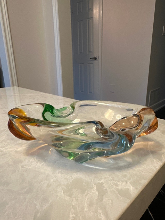 VTG "Rhapsody" art glass bowl or ashtray by František Zemek - photo 2
