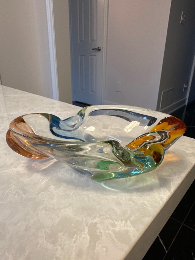 VTG "Rhapsody" art glass bowl or ashtray by František Zemek - photo 4