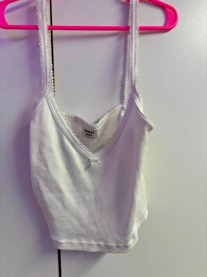 Aritzia Sunday Best Ribbed Tank Top