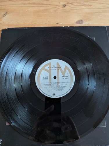 Nazareth Play 'N' the Game Vinyl LP Record - photo 4