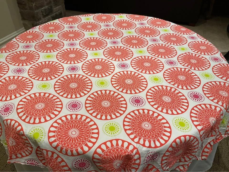Table Cloth 100% Cotton Round 64” - photo 3