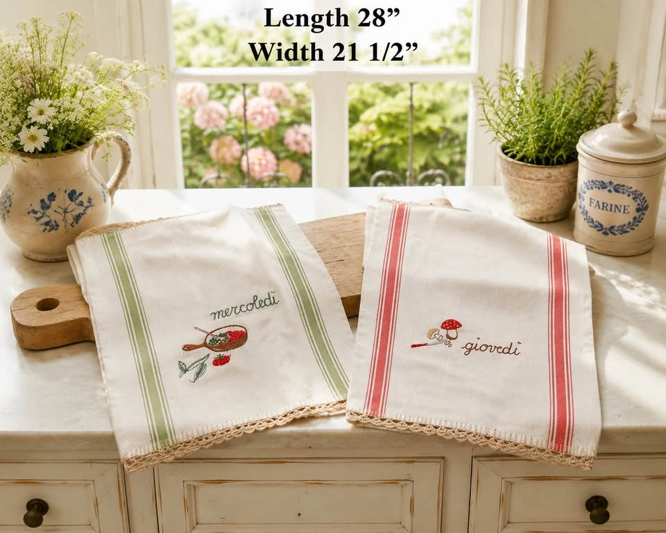 Tea Towels Linen Italian Vintage - photo 2