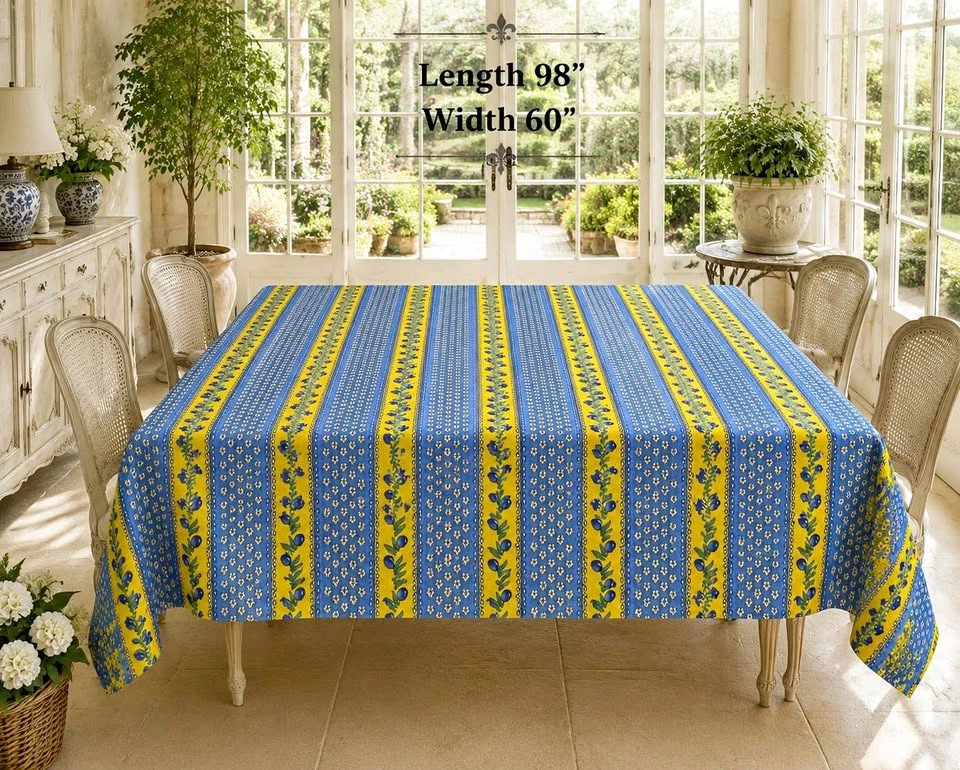 Table Cloth French Providence Rectangular