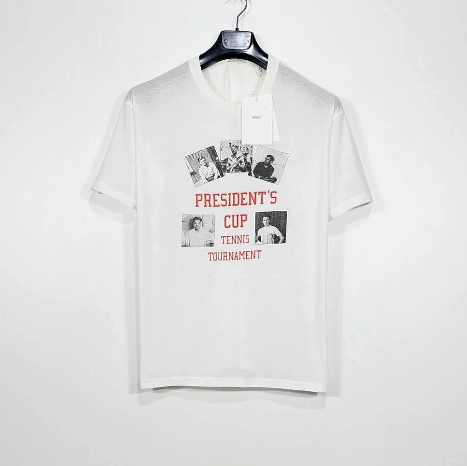 NWT Bode Recreation President's Cup Tennis Graphic T-Shirt