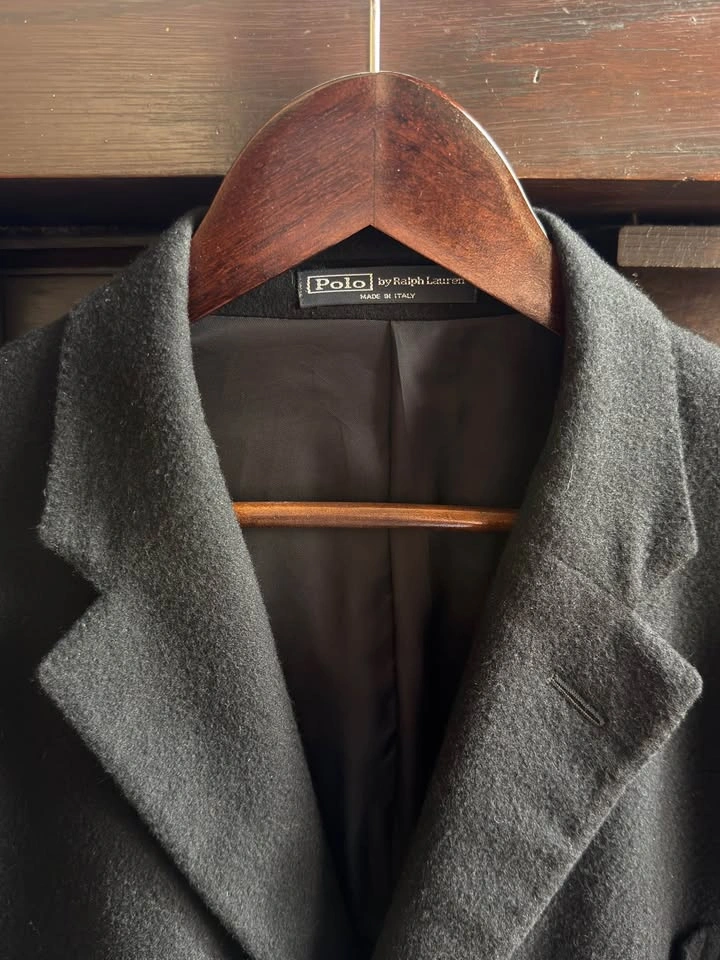 Polo Ralph Lauren 100% Cashmere Blazer 40L Black Italy - photo 2