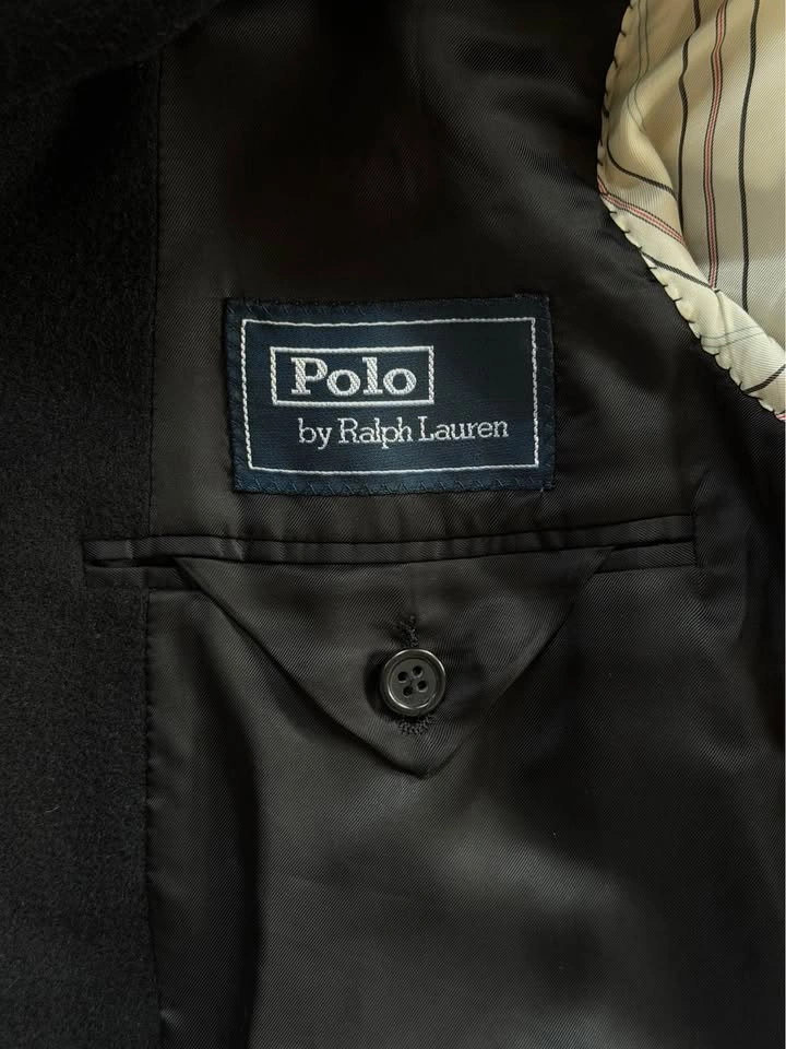 Polo Ralph Lauren 100% Cashmere Blazer 40L Black Italy - photo 4