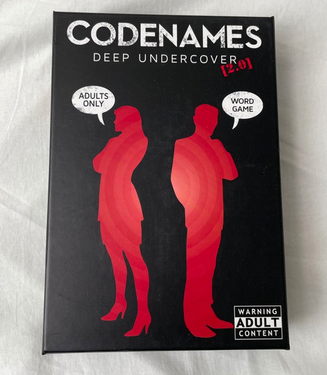 Codenames Deep Undercover 2.0 Adult Party Game 18+