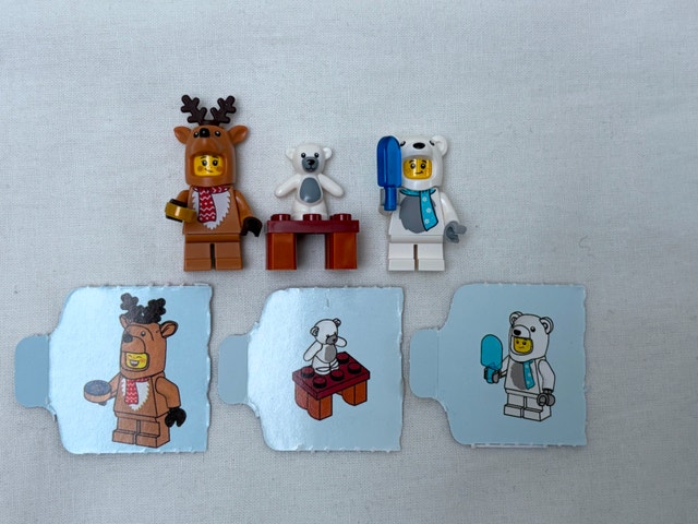LEGO City Advent 2025 Child Polar Bear & Reindeer Minifig