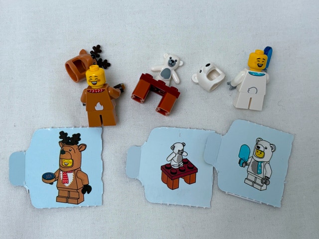 LEGO City Advent 2025 Child Polar Bear & Reindeer Minifig - photo 2