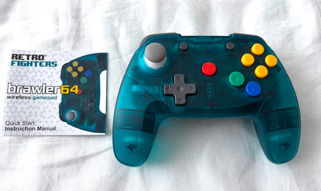 Brawler64 Bluetooth NSO Edition Controller (Blue)