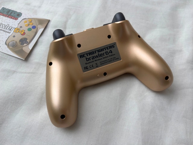 Brawler64 Bluetooth NSO Edition Controller (Gold) - photo 2