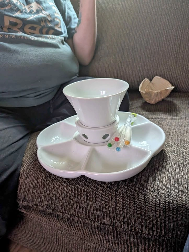 Flower Fondue Set