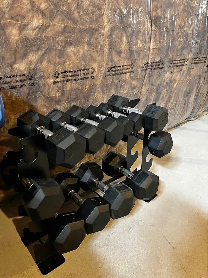 Dumbbell Set 5–30 lbs with Rack