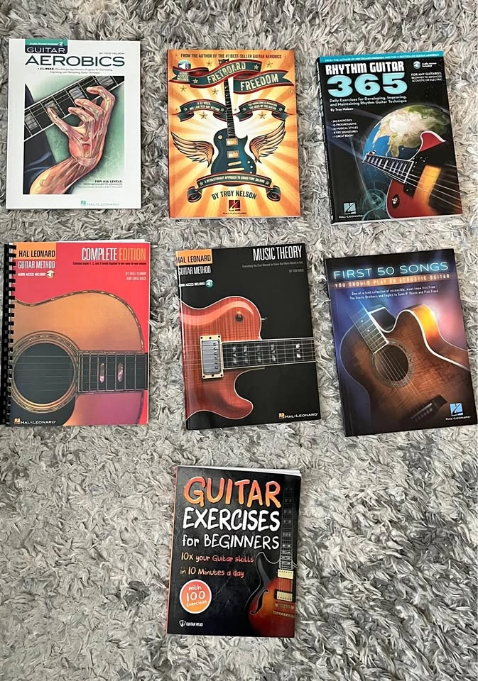 Guitar Books with Audio included